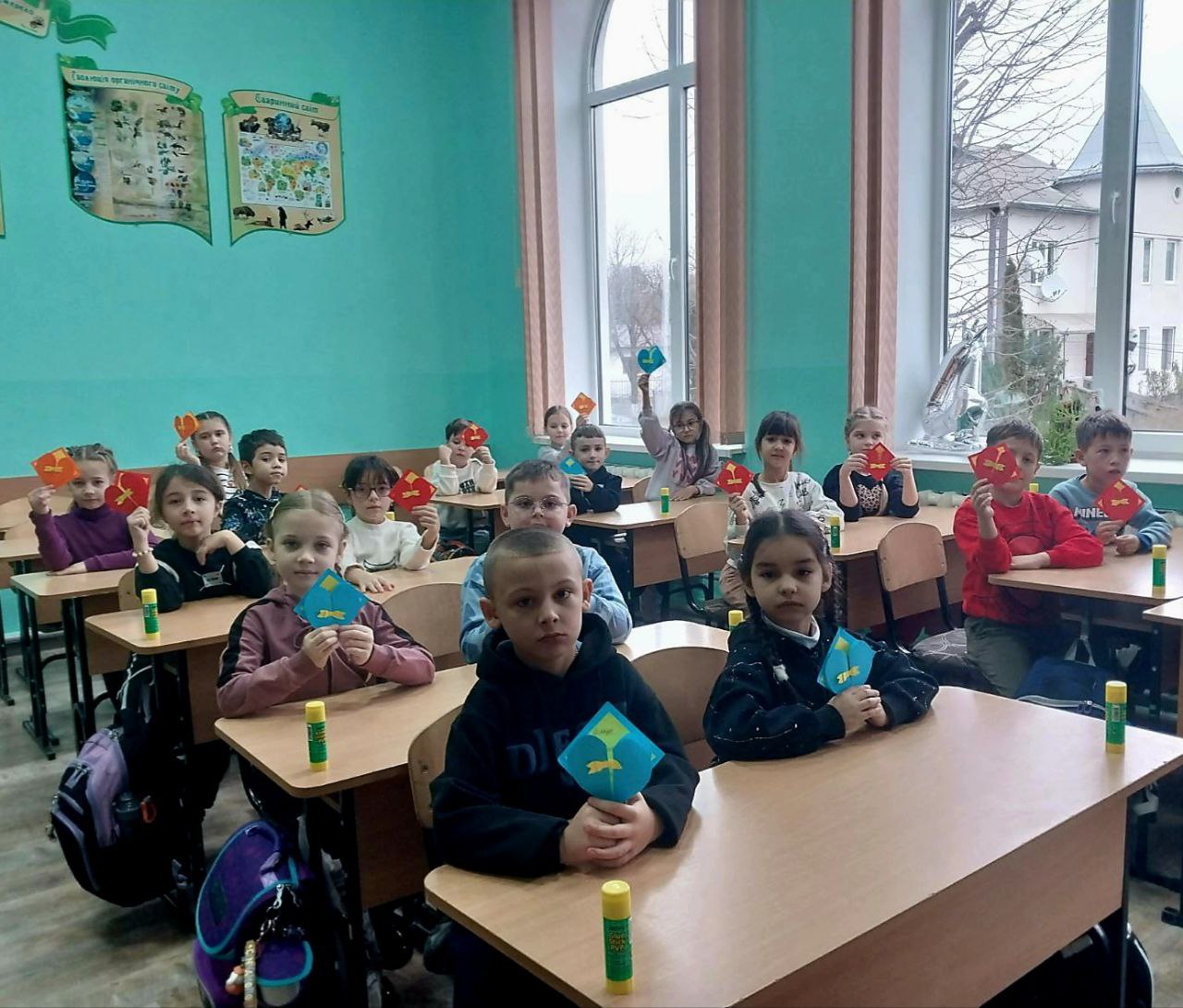 2-А клас. Урок «Захисники — наш оберіг»