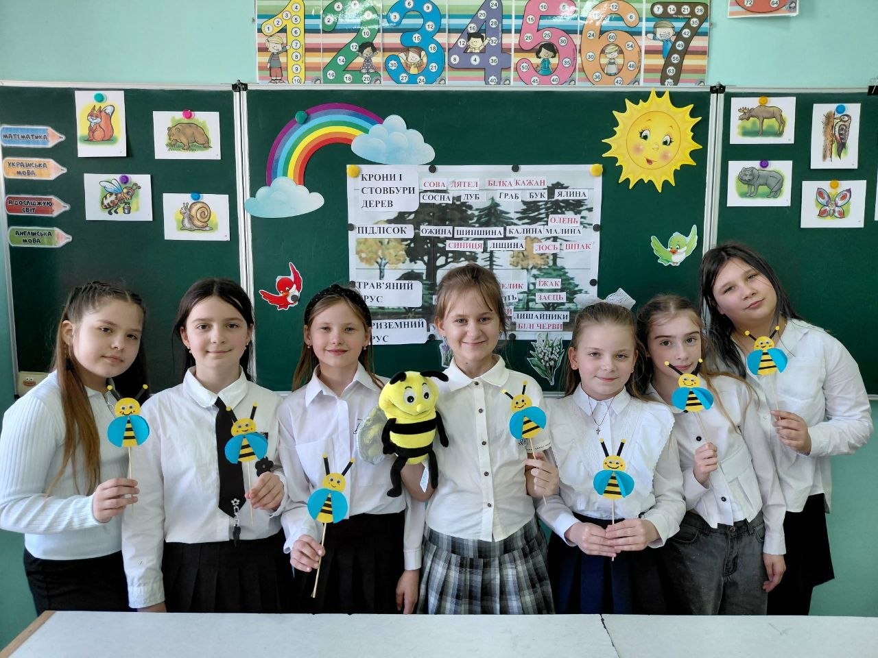 Інтегрований урок з англійської мови і ЯДС «Світ природи. Життя в долонях» (4-А клас, Косован В.І.)